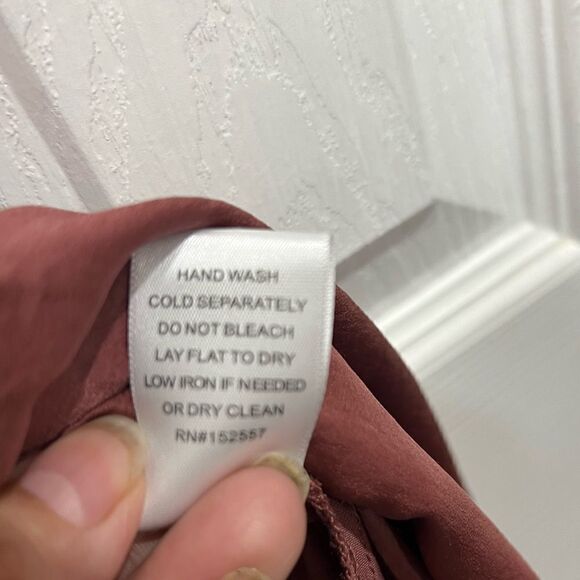 Bae Vely tie front asymmetrical light weight maxi dress size S - Picture 4 of 11